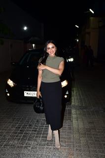 Akansha Ranjan grace the screening of Mr And Mrs Mahi