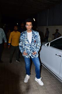 Karan Johar grace the screening of Mr And Mrs Mahi