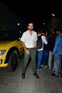 Abhishek Banerjee grace the screening of Mr And Mrs Mahi