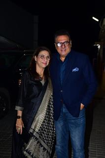 Boman Irani grace the screening of Mr And Mrs Mahi