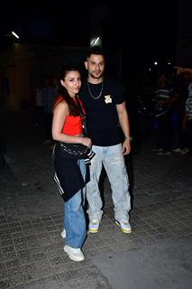 Kunal Kemmu and Soha Ali Khan grace the screening of Mr And Mrs Mahi