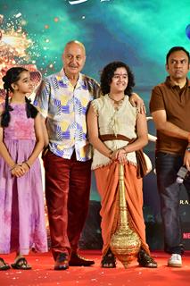 Anupam Kher attend the song launch of Jamboora and Zara Muskura for upcoming film Chhota Bheem and the Curse of Damyaan