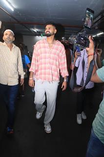 Shreyas Iyer snapped at the airport