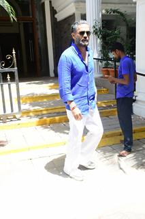 Suniel Shetty snapped in the city