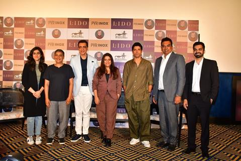 Farhan Akhtar and Zoya Akhtar attend grand launch of Iconic Cinema PVR LIDO