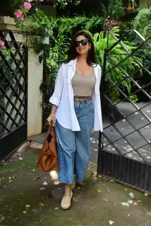 Nimrat Kaur snapped outside salon in Bandra