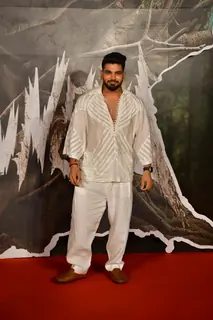 Shiv Thakare attend the screening of Munjya