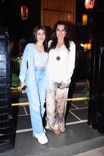 Pooja Bedi and Alaya Furniturewalla snapped in the city