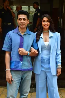 Gulshan Devaiah and Harleen Sethi snapped at Oberoi Chambers for the promotion of Bad Cop
