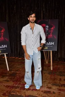 Zayn Ibad Khan snapped promoting Gunaah Serie