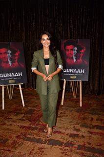 Surbhi Jyoti snapped promoting Gunaah Serie