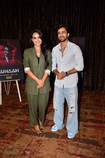 Surbhi Jyoti and Zayn Ibad Khan snapped promoting Gunaah Serie