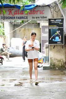 Shanaya Kapoor snapped in the city