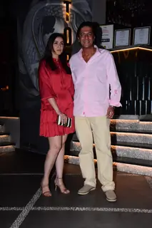 Chunky Pandey and Bhavana Pandey snapped at Torii restaurant in Khar