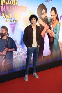 Abhay Verma snapped at the premiere of Kudi Haryane Val Di