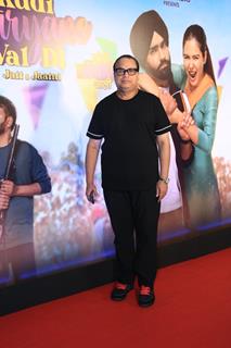 Ramesh Taurani snapped at the premiere of Kudi Haryane Val Di