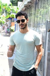 Ishaan Khatter snapped in the city