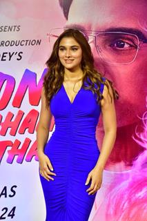 Saiee Manjrekar attend Auron Mein Kahan Dum Tha trailer launch