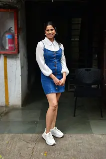 Sai Tamhankar snapped in the city