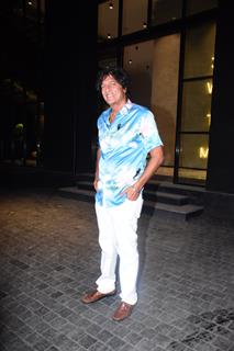 Chunky Panday snapped at the Excel Entertainment Office