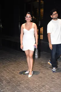 Apoorva Arora snapped at the Excel Entertainment Office