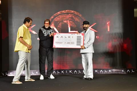 Amitabh Bachchan and Kamal Haasan snapped at the Kalki 2898 AD Event 