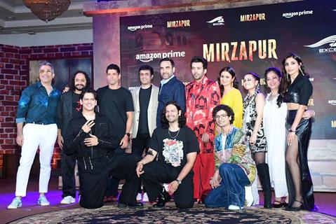 Sheeba Chadha, Rasika Dugal, Pankaj Tripathi, Ali Fazal, Vijay Varma, Harshita Gaur, Shweta Tripathi and Priyanshu Painyuli grace the trailer launch of Mirzapur Season 3