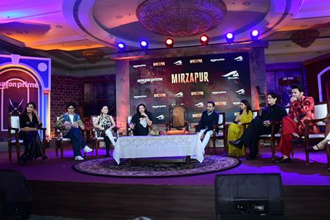 Rasika Dugal, Pankaj Tripathi, Ali Fazal, Vijay Varma, Shweta Tripathi and Priyanshu Painyuli grace the trailer launch of Mirzapur Season 3