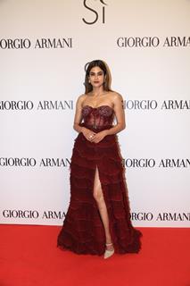 Aaditi Pohankar attend Giorgio Armani Event
