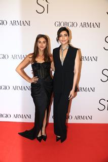 Karishma Tanna and Shibani Dandekar Akhtar attend Giorgio Armani Event