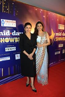 Bhagyashree Patwardhan  grace the Mid Day Showbiz Awards 2024