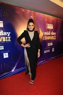 Zareen Khan grace the Mid Day Showbiz Awards 2024