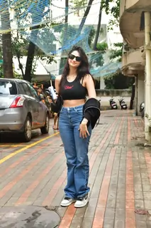 Palak Tiwari snapped in Juhu