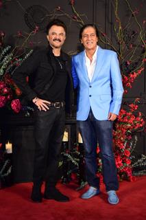 Chunky Panday and Anil Kapoor attend the Sonakshi Sinha and Zaheer Iqbal's wedding reception