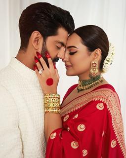 Sonakshi Sinha and Zaheer Iqbal wedding pictures