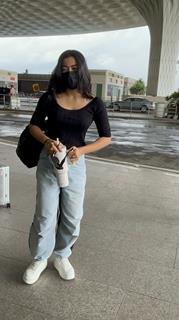 Rashmika Mandanna snapped at the airport