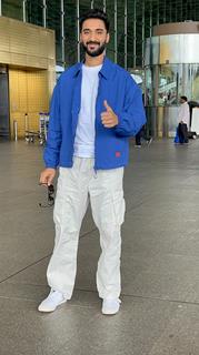 Raghav Juyal snapped at the airport