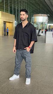Laksh Lalwani snapped at the airport