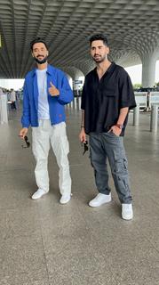 Raghav Juyal and Laksh Lalwani snapped at the airport