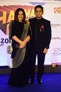 Divya Dutta and Sharib Hashmi attend the premiere of Sharma Ji Ki Beti