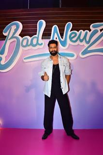 Vicky Kaushal attend the trailer launch of their upcoming movie Bad Newz