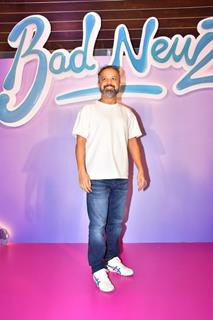 Anand Tiwari attend the trailer launch of their upcoming movie Bad Newz