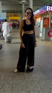 Pragya Jaiswal snapped at the airport
