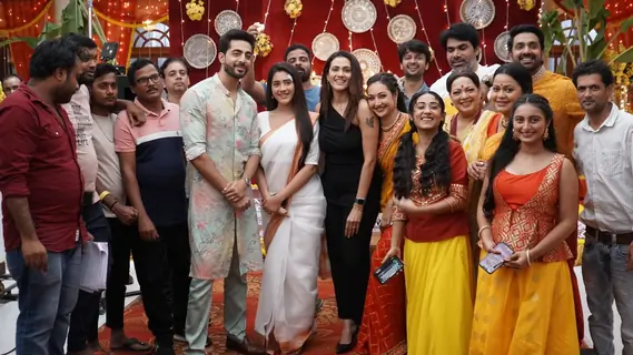 Jhanak fame Kajal Pisal celebrated her on birthday on set