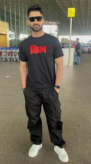 Laksh Lalwani snapped at the airport