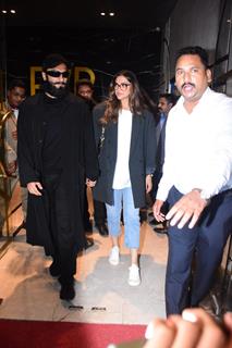 Deepika Padukone and Ranveer Singh snapped at PVR Town