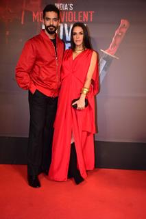 Neha Dhupia and Angad Bedi grace the premiere of Kill