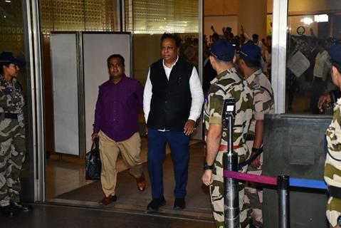 Team India snapped at the Mumbai airport