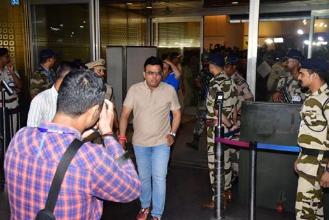  Jay Shah snapped at the Mumbai airport