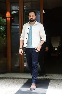 Emraan Hashmi snapped outside cafe in Bandra